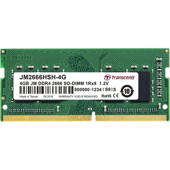 Transcend JetRam DDR4 SO-DIMM 2666MHz 4GB CL19 Transcend JetRam DDR4 SO-DIMM 2666MHz 4GB CL19