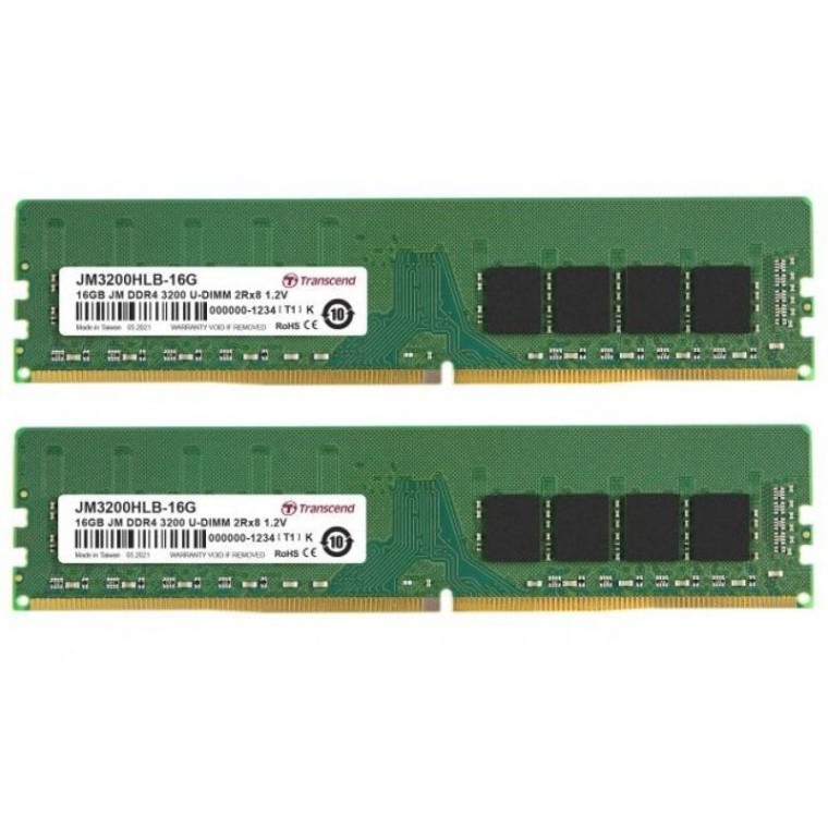 Transcend JetRam DDR4 3200MHz 16GB 2x8GB CL22