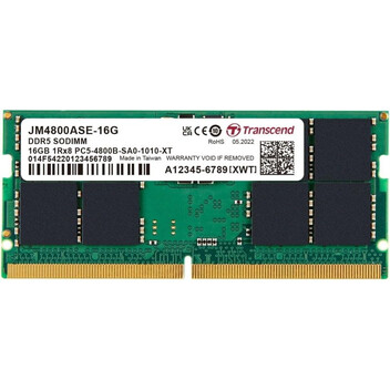 Memoria RAM Transcend JetRam SO-DIMM DDR5 4800MHz 16GB CL40