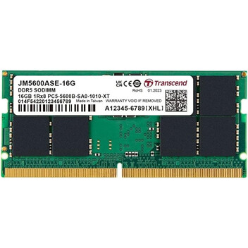 Memoria RAM Transcend JetRam SO-DIMM DDR5 5600Mhz 16GB CL40 Memoria RAM Transcend JetRam SO-DIMM DDR5 5600Mhz 16GB CL40