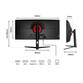 Monitor JAPANNEXT JN-5X40 39.7" LED IPS UltraWide UltraHD 4K FreeSync Curva USB-C