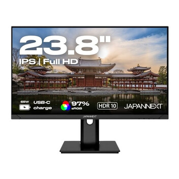 Monitor JAPANNEXT JN-IPS238FHDR-C65W-HSP 23.8" LED IPS FullHD 75Hz FreeSync USB-C