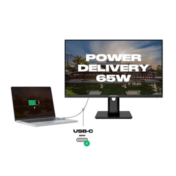 Monitor JAPANNEXT JN-IPS238FHDR-C65W-HSP 23.8" LED IPS FullHD 75Hz FreeSync USB-C