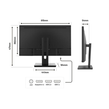 Monitor JAPANNEXT JN-IPS2707UHDR 27" LED IPS UltraHD 4K FreeSync Monitor JAPANNEXT JN-IPS2707UHDR 27" LED IPS UltraHD 4K FreeSync
