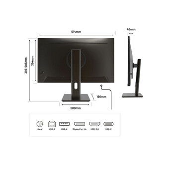 Monitor JAPANNEXT JN-IPS27FHDR-C65W-HSP 27" LED IPS FullHD 100Hz FreeSync USB-C