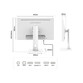 Monitor JAPANNEXT JN-IPS27UHDR-C65W-HSP-W 27" LED IPS UltraHD 4K FreeSync USB-C
