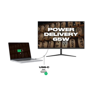 Monitor JAPANNEXT JN-IPS27WQHDR-C65W 27" LED IPS QHD 75Hz FreeSync USB-C