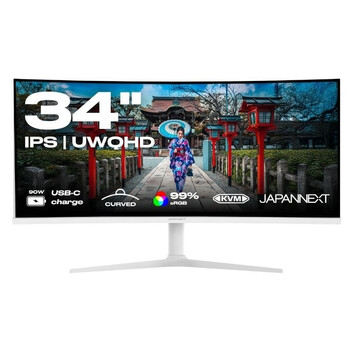 Japannext Jn-ips34q-hc6-w Monitor 34" Ips Uwqhd 60hz 5ms