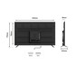 Monitor JAPANNEXT JN-IPS5503TUHDR 55" IPS UltraHD 4K HDR10 Altavoces FreeSync