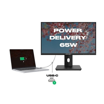 Monitor JAPANNEXT JN-i215FLFHSP-C65W 21.5" LED IPS FullHD 75Hz FreeSync USB-C