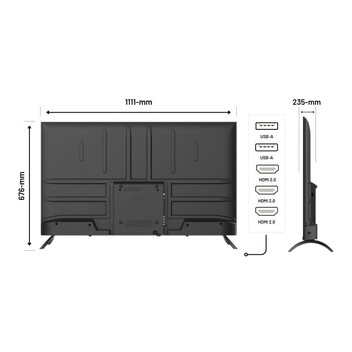 Japannext Jn-i50u Monitor De Gran Formato 50" Va 4k Uhd