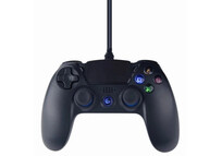 Gembird JPD-PS4U-01 Mando con Vibración y Cable para PC/PS4 Negro Gembird JPD-PS4U-01 Mando con Vibración y Cable para PC/PS4 Negro