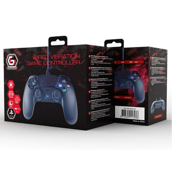 Gembird JPD-PS4U-01 Mando con Vibración y Cable para PC/PS4 Negro Gembird JPD-PS4U-01 Mando con Vibración y Cable para PC/PS4 Negro