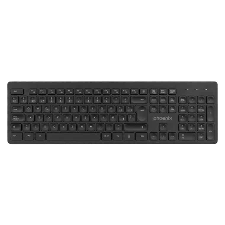 Phoenix K200 Teclado Inalámbrico Negro