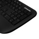 Phoenix K201 Teclado Inalámbrico Ergonómico Negro