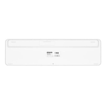Phoenix K300 Teclado Inalámbrico Multidispositivo Blanco