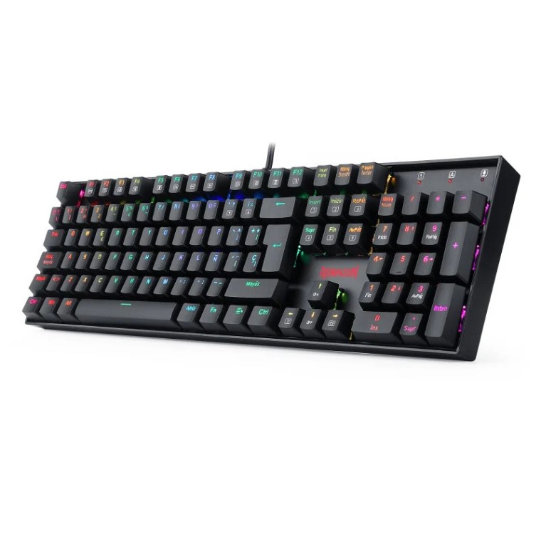 Redragon Mitra K551 Teclado Mecánico Gaming RGB Switch Redragon Blue Negro