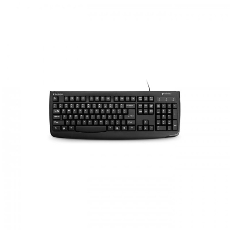 Kensington Pro Fit Teclado USB Lavable Negro