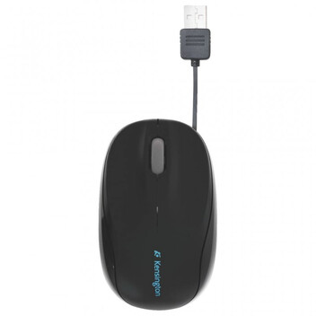 Kensington Pro Fit Ratón USB Retráctil 1000 DPI Negro Kensington Pro Fit Ratón USB Retráctil 1000 DPI Negro