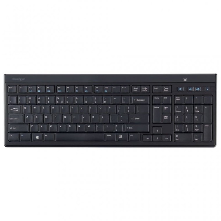 Kensington AdvanceFit Teclado Inalámbrico Negro