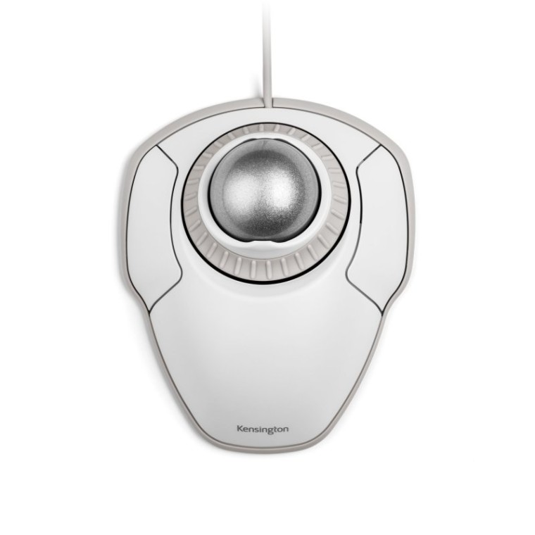 Kensington Trackball Orbit con Anillo de Desplazamiento Blanco