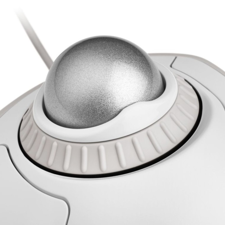 Kensington Trackball Orbit con Anillo de Desplazamiento Blanco