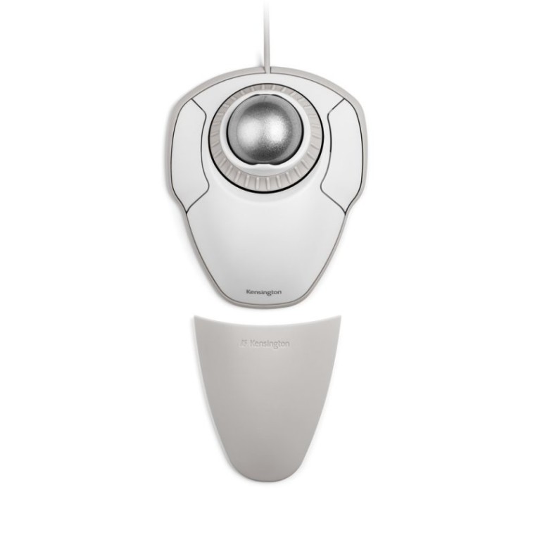 Kensington Trackball Orbit con Anillo de Desplazamiento Blanco