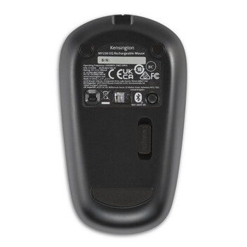 Ratón Kensington MY230 EQ Ambidextro Wireless Bluetooth 1200 DPI Recargable USB-C Negro