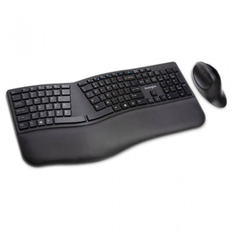 Kensington Pro Fit Ergo Pack Teclado + Ratón Inalámbricos Negro