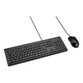 Teclado Kensington KM100 EQ QWERTY Español USB Membrana Resistente a derrames Negro con Ratón inclui