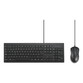 Teclado Kensington KM100 EQ QWERTY Español USB Membrana Resistente a derrames Negro con Ratón inclui