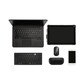 Teclado Kensington Mini Compacto Inalámbrico Dual RF+Bluetooth QWERTY Español Negro