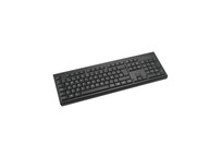 Teclado inalámbrico Kensington KB150 EQ Negro QWERTY Español resistente a derrames y cifrado AES