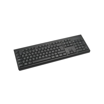 Teclado inalámbrico Kensington KB150 EQ Negro QWERTY Español resistente a derrames y cifrado AES