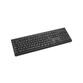 Teclado inalámbrico Kensington KB150 EQ Negro QWERTY Español resistente a derrames y cifrado AES