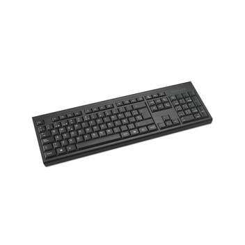 Teclado inalámbrico Kensington KB150 EQ Negro QWERTY Español resistente a derrames y cifrado AES