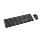 Teclado y Ratón Inalámbricos Kensington KM150 EQ Negro 63% Plástico Reciclado ISO Español