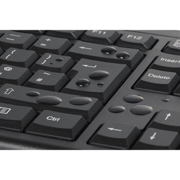 Teclado y Ratón Inalámbricos Kensington KM150 EQ Negro 63% Plástico Reciclado ISO Español