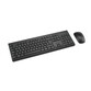 Teclado y Ratón Inalámbricos Kensington KM150 EQ Negro 63% Plástico Reciclado ISO Español