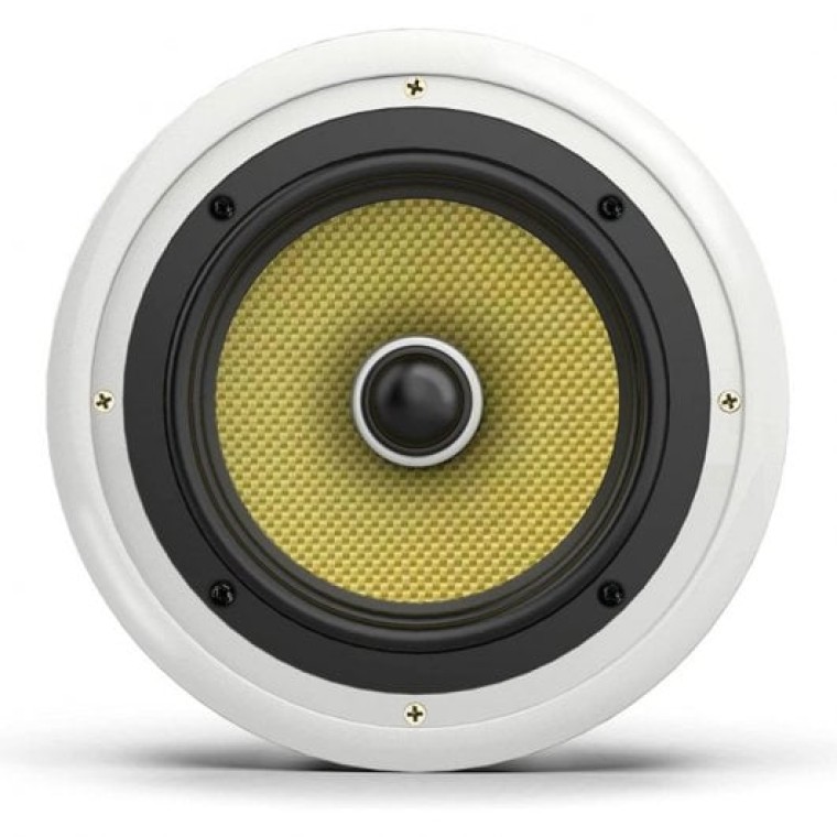 Audibax KA08 Altavoz Empotrable de Techo 2 Vías 8" 70W Blanco