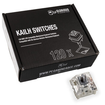 Glorious Pack 120 Interruptores Mecánicos Kailh Speed Silver para teclados GMMK Glorious Pack 120 Interruptores Mecánicos Kailh Speed Silver para teclados GMMK