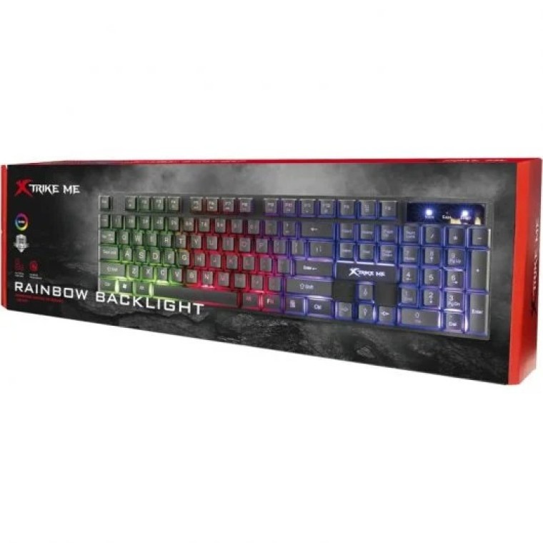 Xtrike Me KB-305 Teclado Gaming Retroiluminado USB Negro