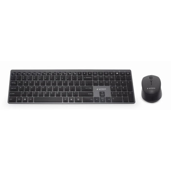 Teclado tijera Gembird KBS-ECLIPSE-M500-ES Layout ES inalámbrico retroiluminado ratón incluido