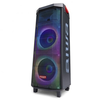 Aiwa KBTUS-710 Altavoz Portátil Bluetooth con Karaoke 700W + 2 Micrófonos Aiwa KBTUS-710 Altavoz Portátil Bluetooth con Karaoke 700W + 2 Micrófonos
