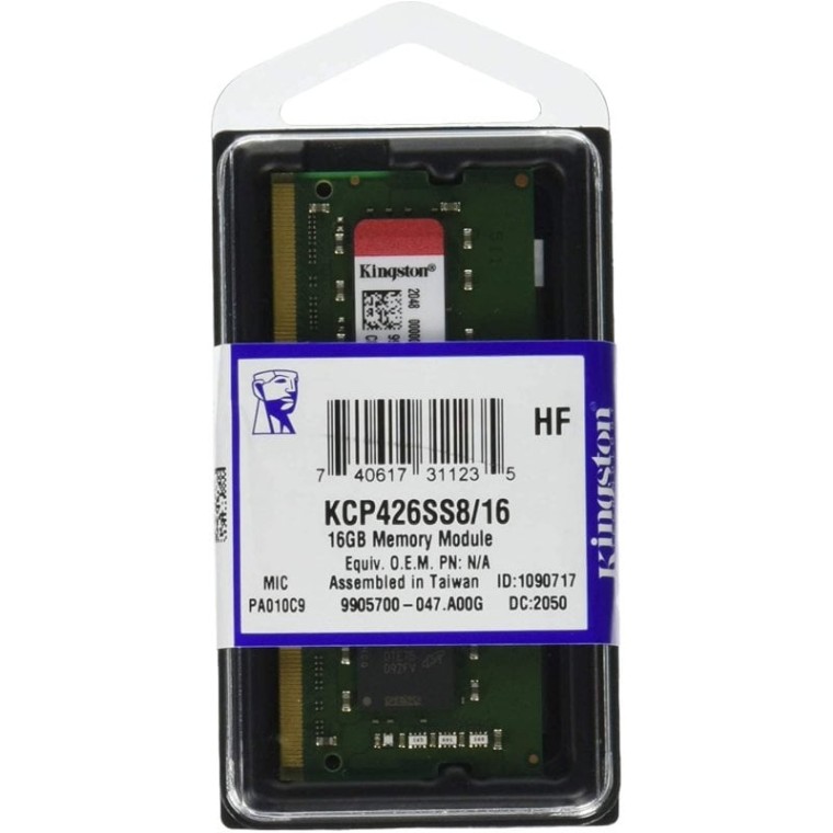 Kingston SO-DIMM DDR4 2666MHz 16GB CL19