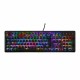 The G-Lab Keyz Rubidium Evolution teclado USB AZERTY Francés Negro