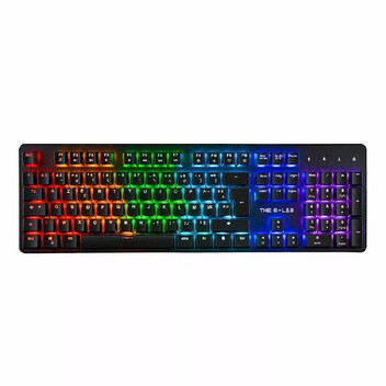The G-Lab Keyz Rubidium Evolution teclado USB AZERTY Francés Negro The G-Lab Keyz Rubidium Evolution teclado USB AZERTY Francés Negro