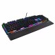 The G-Lab Keyz Rubidium Evolution teclado USB AZERTY Francés Negro