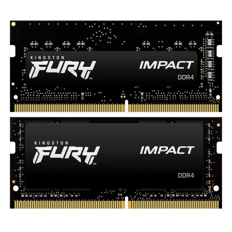 Kingston Fury Impact SO-DIMM DDR4 2666 Mhz 16GB 2x8GB CL15