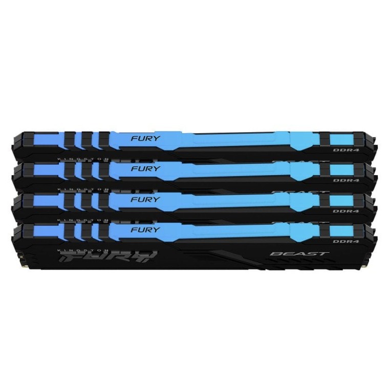 Kingston FURY Beast RGB DDR4 3200 MHz 32GB 4x8GB CL16